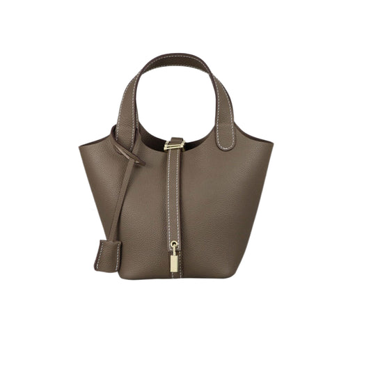 Inspired By Togo Leather Tote Bag