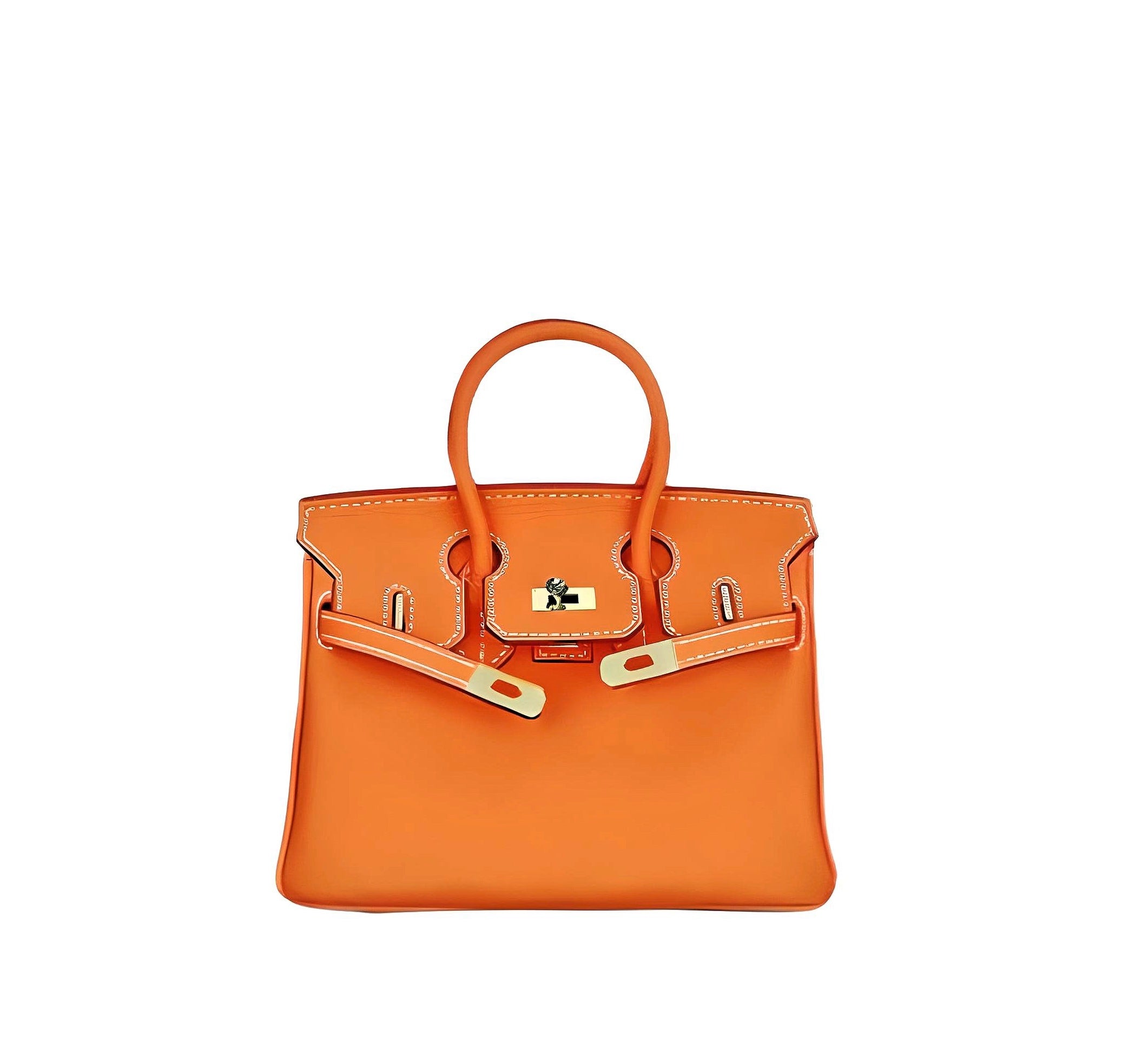 Inspired By Birkin Tote Leather Bag