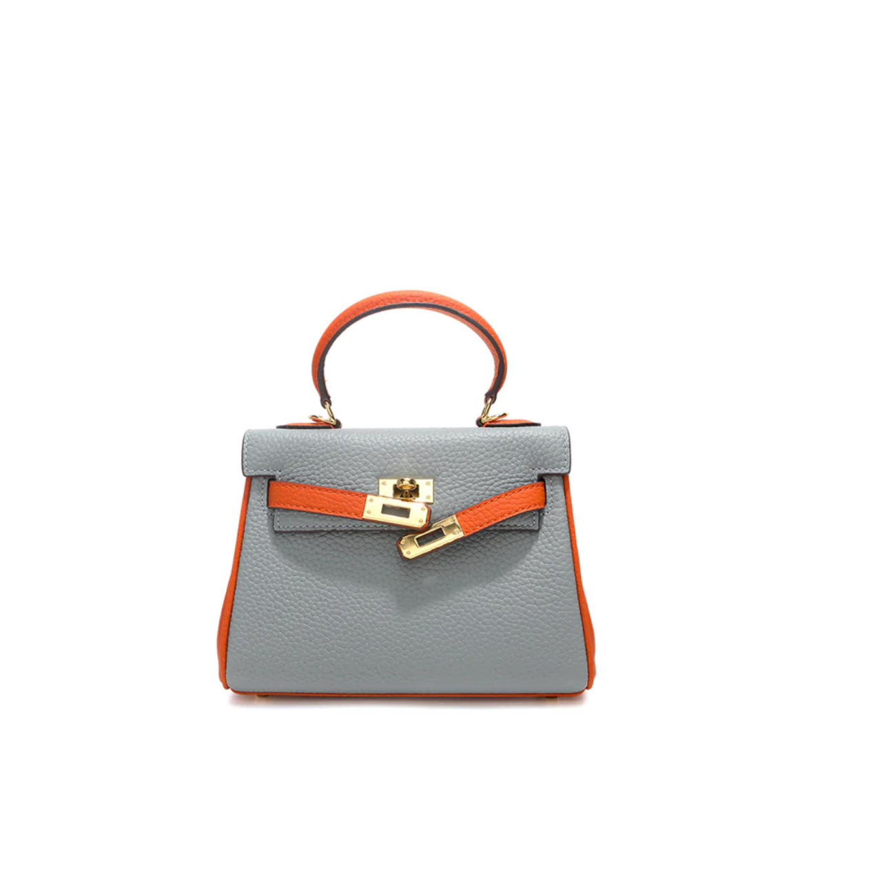 Inspired By Bicolor Mini Leather Kelly Bag