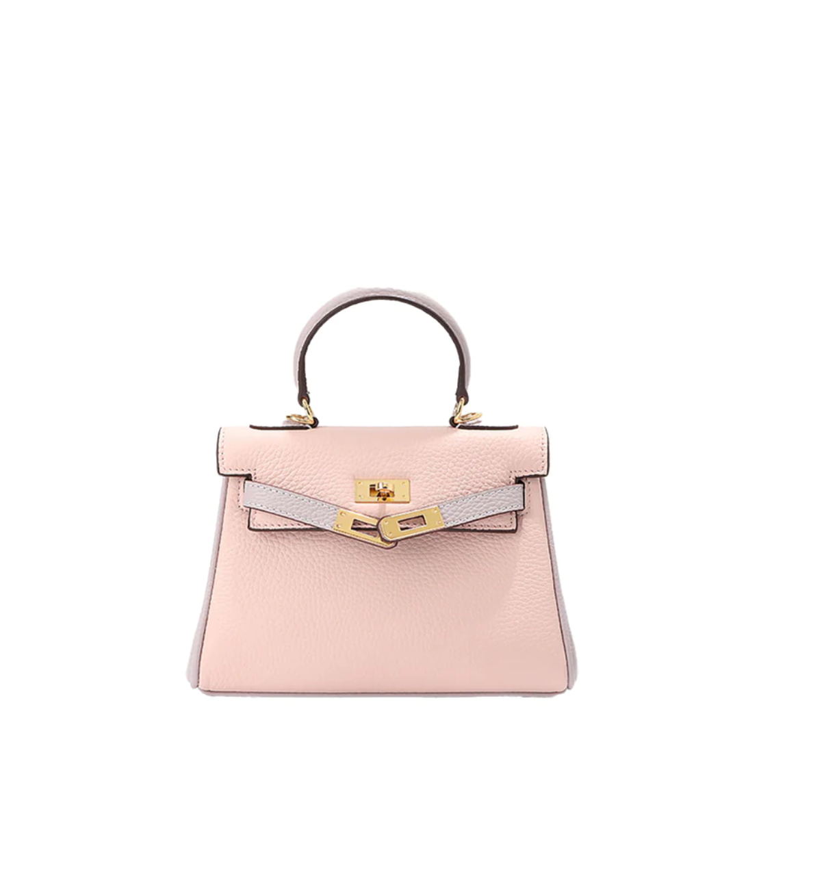 Inspired By Bicolor Mini Leather Kelly Bag